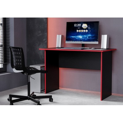 Компьютерный стол КЛ №9.2 Черный/Красный