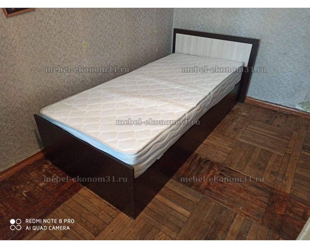 Кровать "Фиеста" 1,2 м Венге/Лоредо