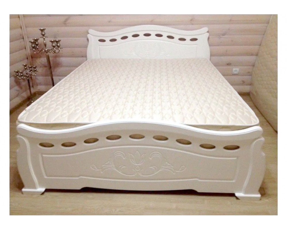 Кровать "Нимфа", 1.2 м Белый