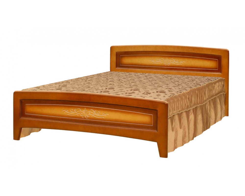 Кровать "Милана", Орех 1.6 м