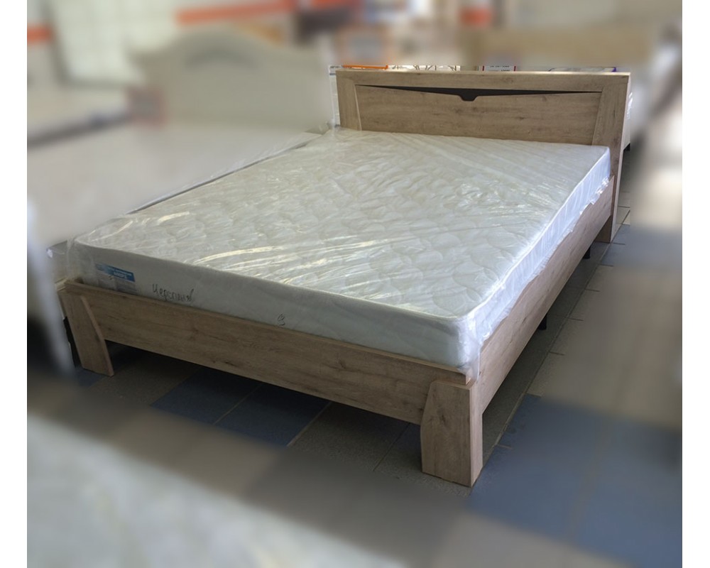 Кровать "Соренто" 1.6м Дуб Стирлинг