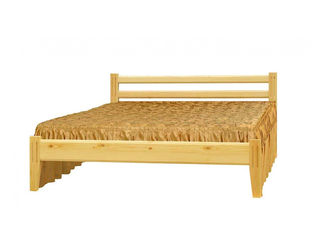 Кровать "Южанка", Сосна 1,6 м