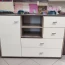 Комод "Этна" КМ1 1200 Дуб Эндгрейн/Алебастр
