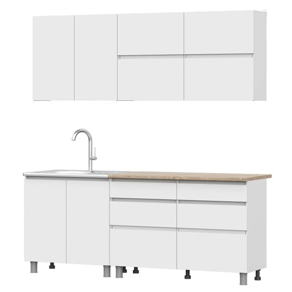 Кухня КГ "Одри СИМПЛ" 2.0м Белый