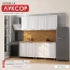 Кухня "Луксор" МДФ Клëн белый 1,8м