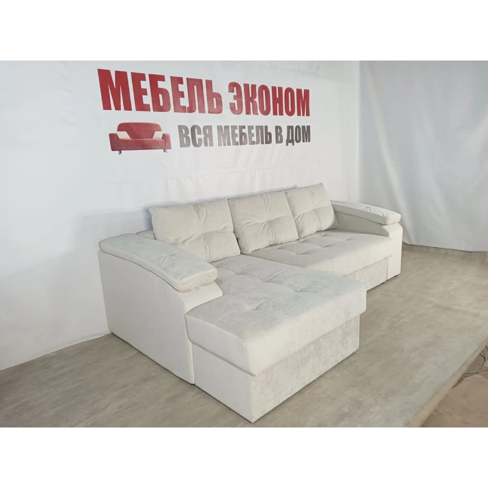 Диван угловой "Бруклин" №58 с увеличенной оттоманкой
