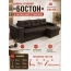 Диван угловой "Бостон" №165 с увеличенной оттоманкой