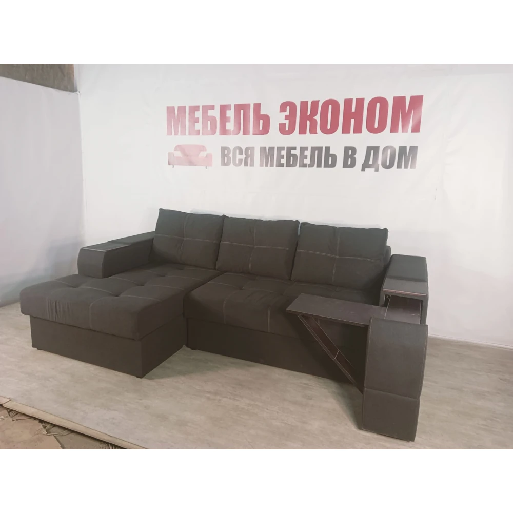 Диван угловой "Нью-Йорк" №107 с увеличенной оттоманкой