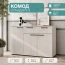 Комод "Стандарт-4 new" Дуб крафт белый