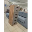 Комод "АУРА" 400.1 Графит/Дуб крафт табачный