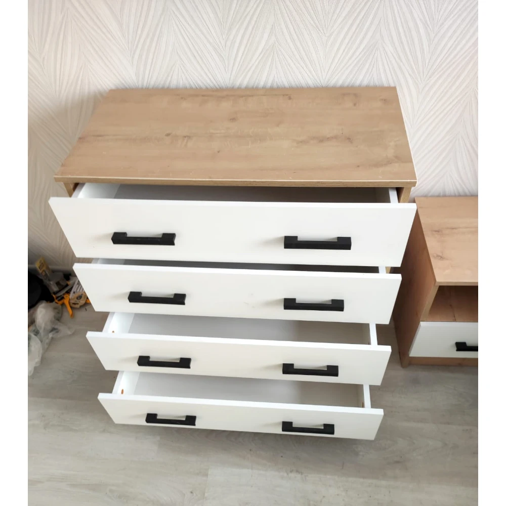 Комод "К800" Дуб Вотан/Белый