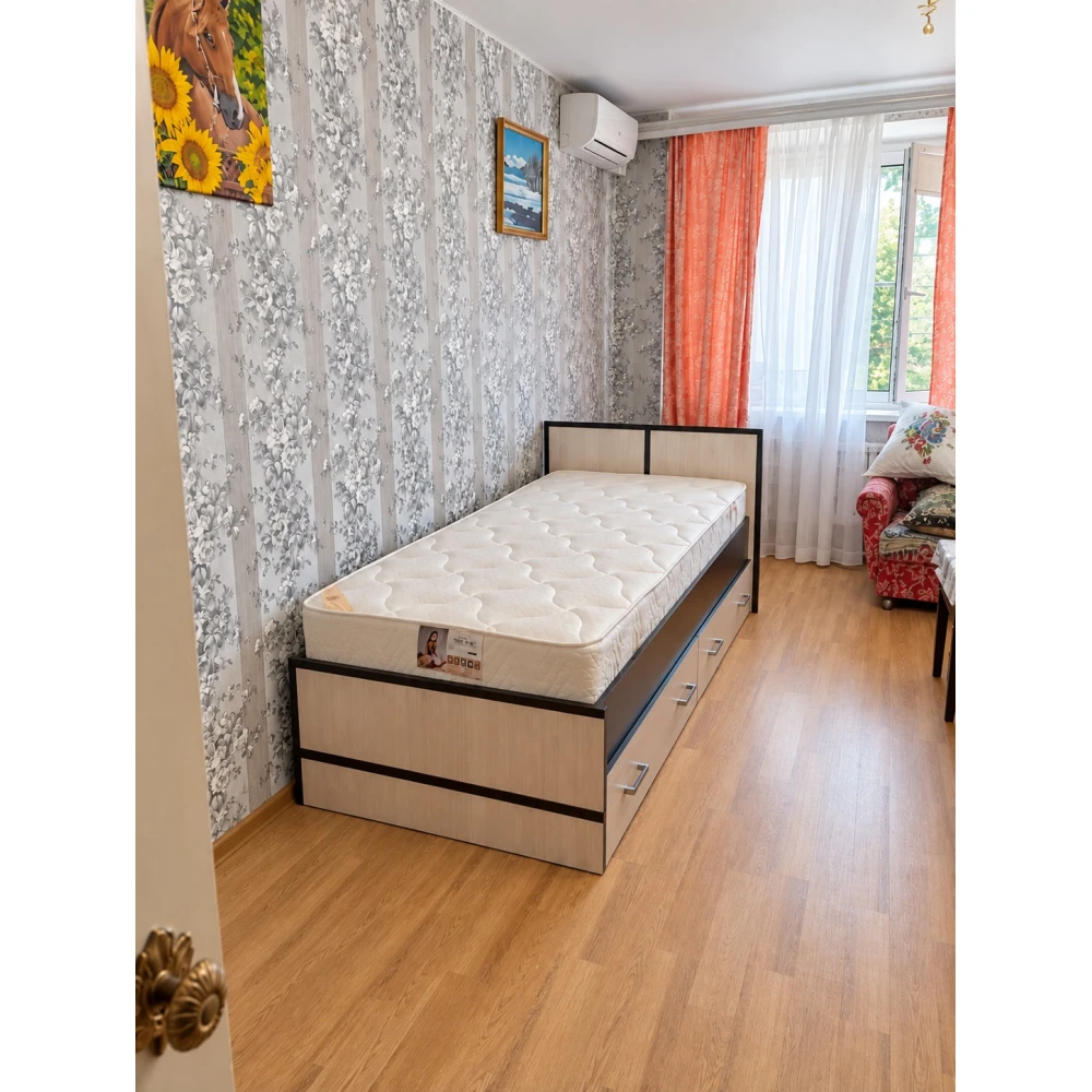 Кровать "Сакура" 0,9 м с матрасом