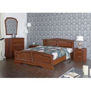 Кровать "Елена" 1,2м Орех