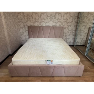 Кровать "Вендетта" 1,6м с подъем. мех/ВАРИАНТ 3 (пудра)