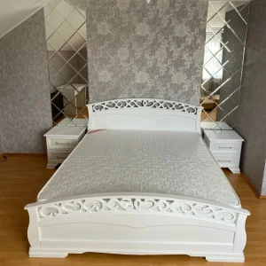 Кровать "Грация-1" 1,4м Белый