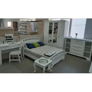 Кровать "Грация-1" 1,4м Белый