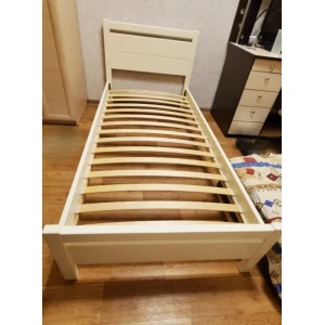 Кровать "Вероника-1" 0,9м Слоновая кость