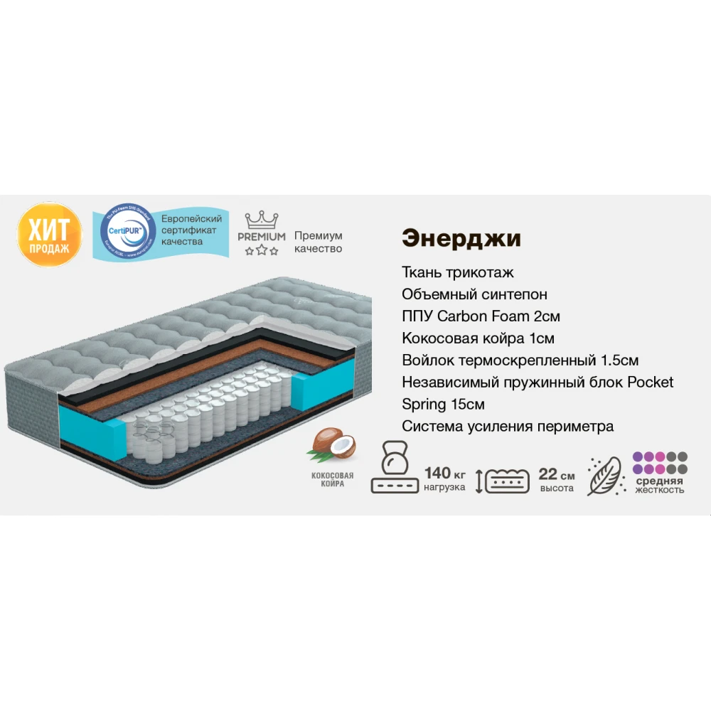 Матрас "Энерджи"