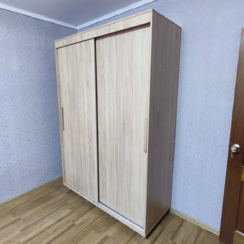 Шкаф купе "Комфорт 12 ПРАЙМ" 1,5м Дуб крафт белый (без зеркал)