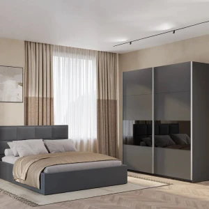 Шкаф-купе "МРШК 10/Марви ШКК-10" 2м Графит
