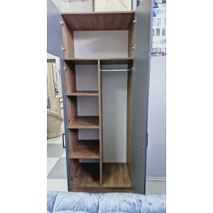 Шкаф 2 ств. "АУРА" 800.1 Дуб крафт табачный/Графит