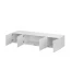 Шкаф 4 ств. с антресолью " Берген ПРО МРШР 5/ШК-5" ЛК Белый без ящиков