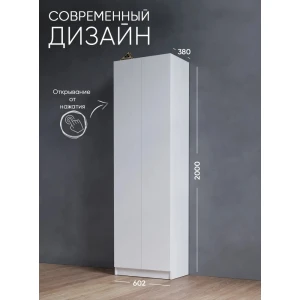 Шкаф распашной "Эва 11" Белый