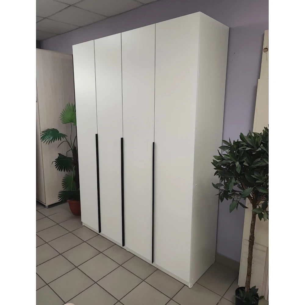 Шкаф "ШК 5" 1,6м Белый текстурный