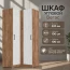 Шкаф угловой "Вегас" Дуб Крафт Табачный/Дуб Крафт Белый