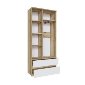 Шкаф "Плейона" (гостиная) Дуб делано/Белый