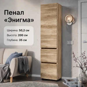 Пенал "Энигма" ПН-03 Дуб каньон/Венге