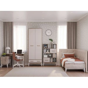 Кровать "Скандика" КР-04 Дуб смоки 0,9м