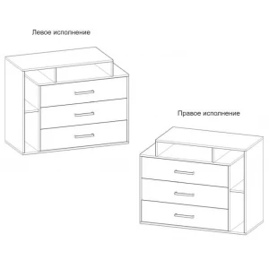 Комод универсал "Юнона" Венге/Дуб