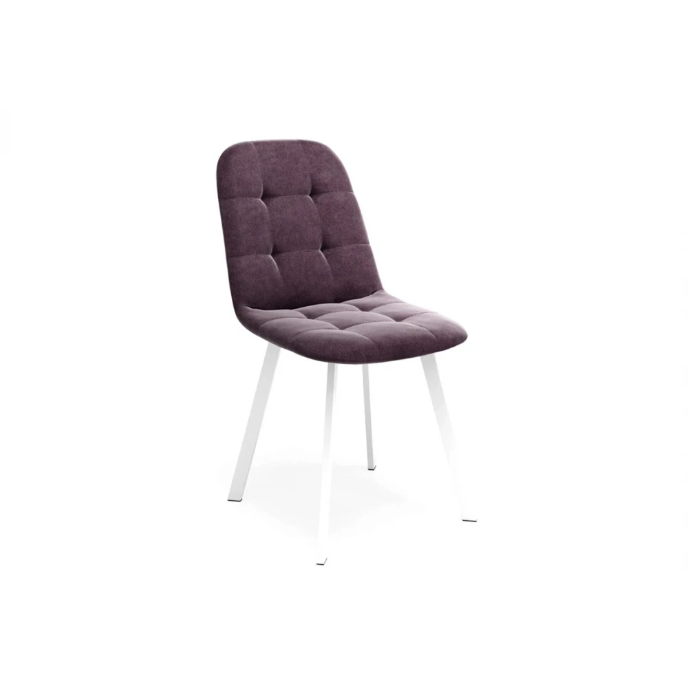 Стул "Крафт" белый каркас, Ultra plum