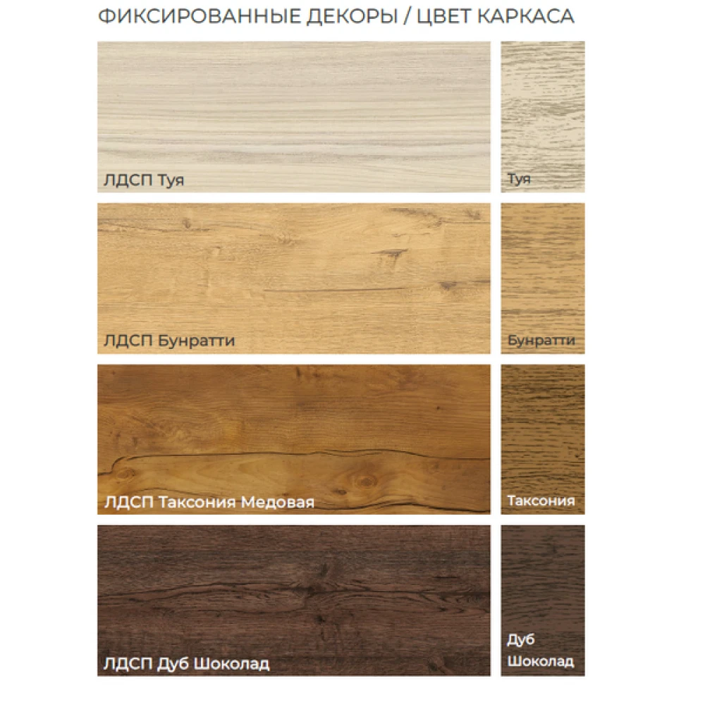 Обеденный стол "Корсика 32 крафт" нераздвижной Чёрный/Таксония медовая